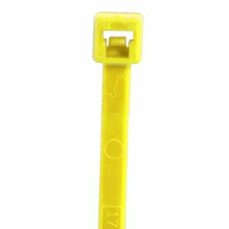 BSC PREFERRED 11'' 50# Fluorescent Yellow Cable Ties, 1000PK S-2154FY